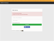 Tablet Screenshot of inseec-bordeaux.1year1book.com