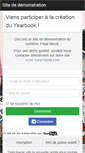 Mobile Screenshot of demo.1year1book.com