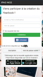 Mobile Screenshot of ipag-nice.1year1book.com