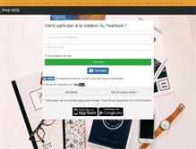 Tablet Screenshot of ipag-nice.1year1book.com